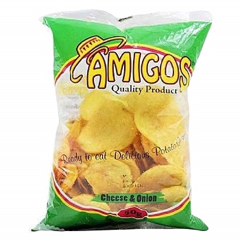 Amigos Potato Crisps Cheese & Onion 100g